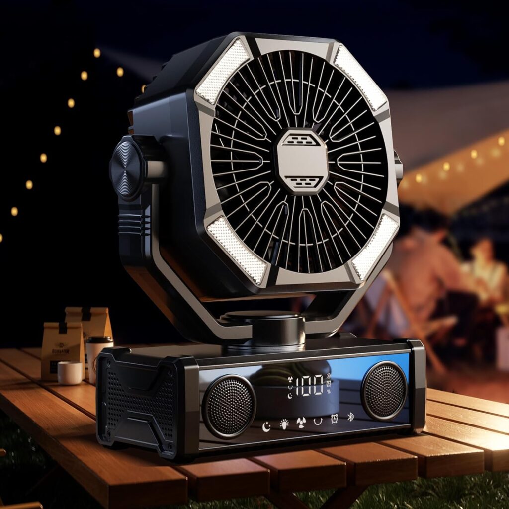 Ventilador portátil recargable