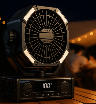 Ventilador portátil led